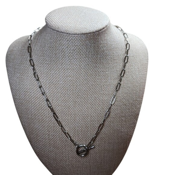 Stainless Steel Paperclip Necklace | Giftable Under $50 | | 2 for $40 - Picture 3 of 6